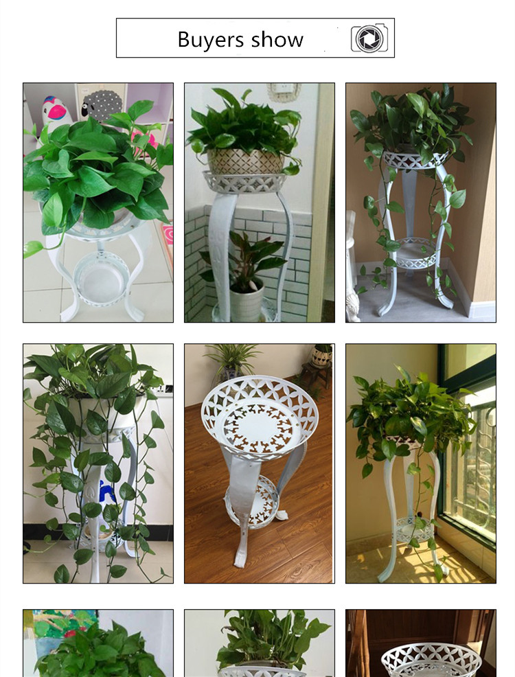 China Hot sale Cheaper  Garden Plant pot Stand Flower Display Shelf