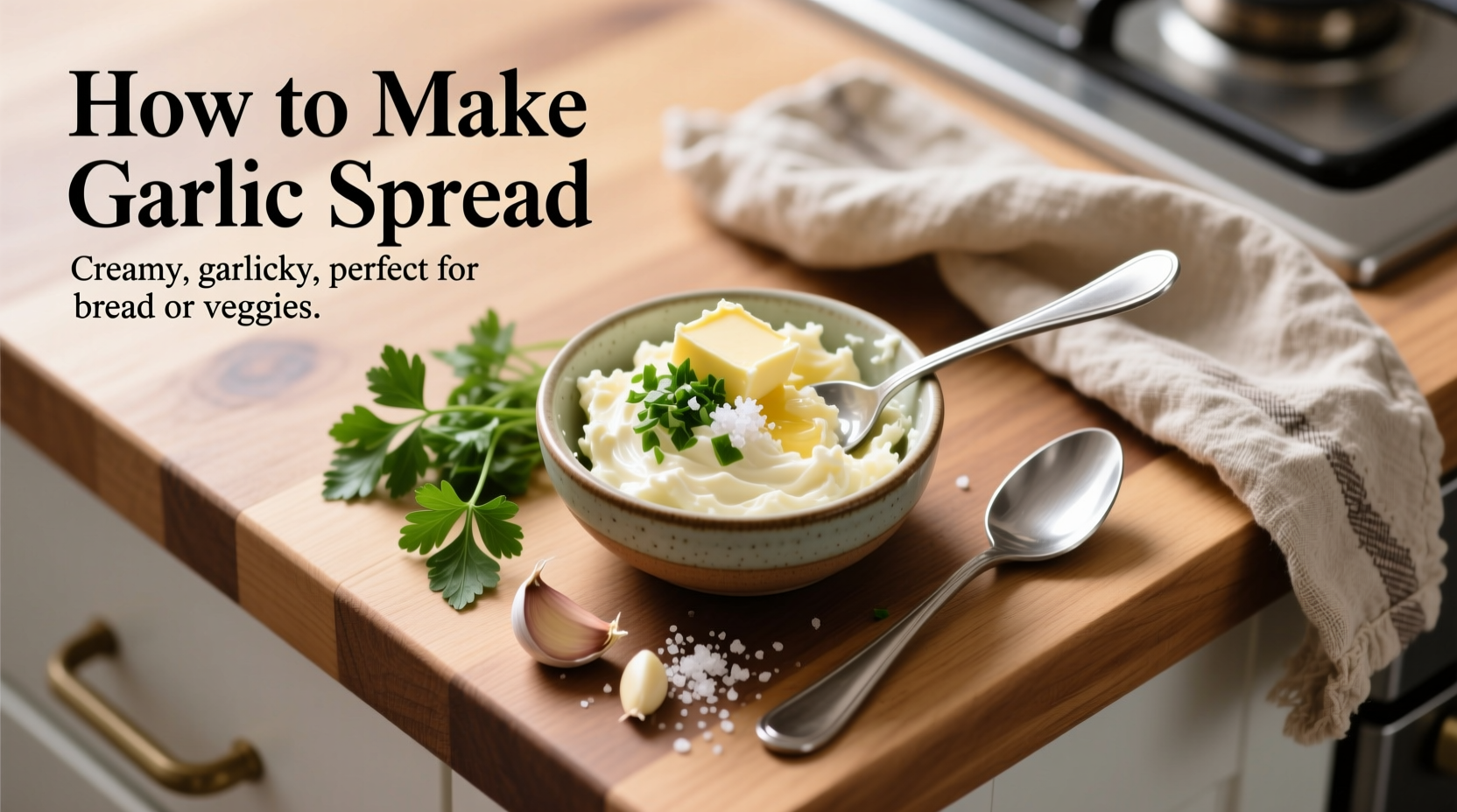 how to make garlic spread