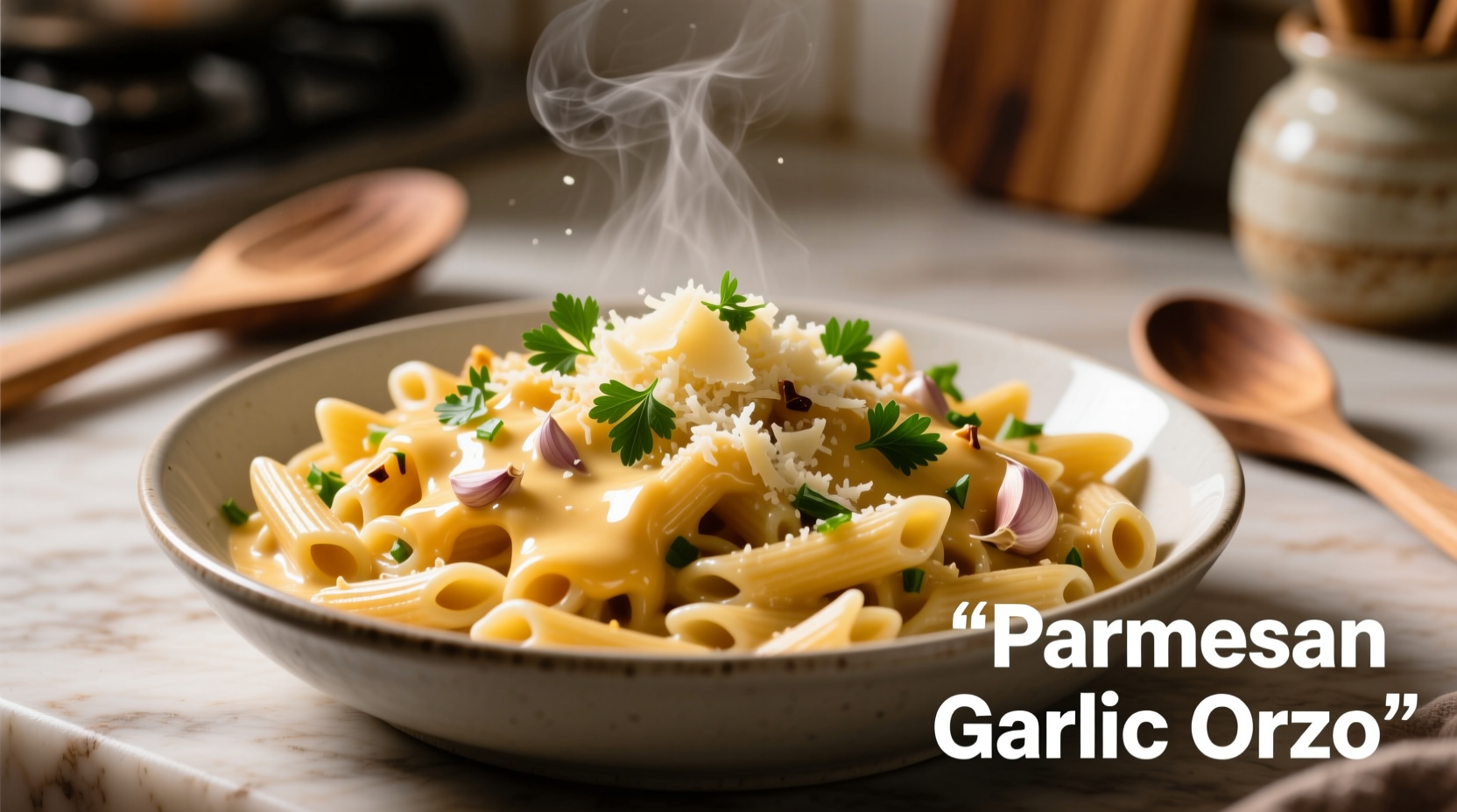 parmesan garlic orzo