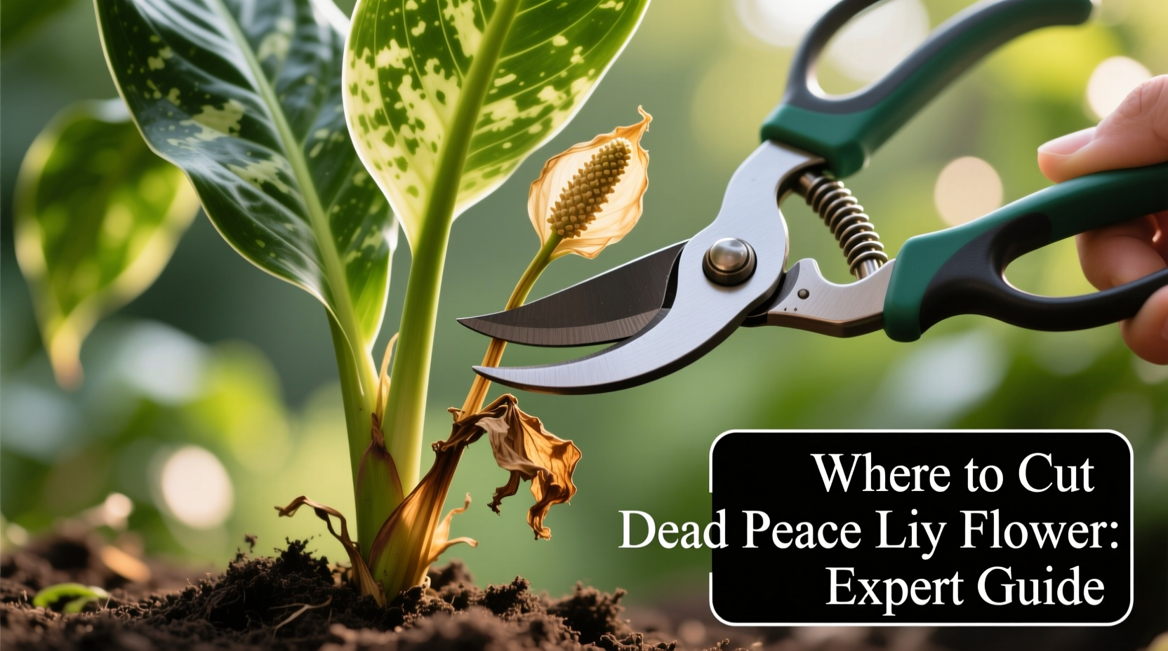 Where to Cut Dead Peace Lily Flower: Expert Guide