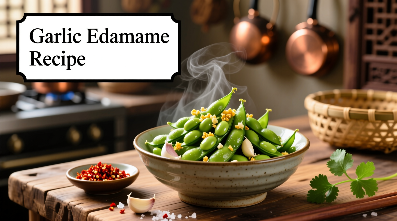 Perfect Garlic Edamame Recipe in 20 Minutes