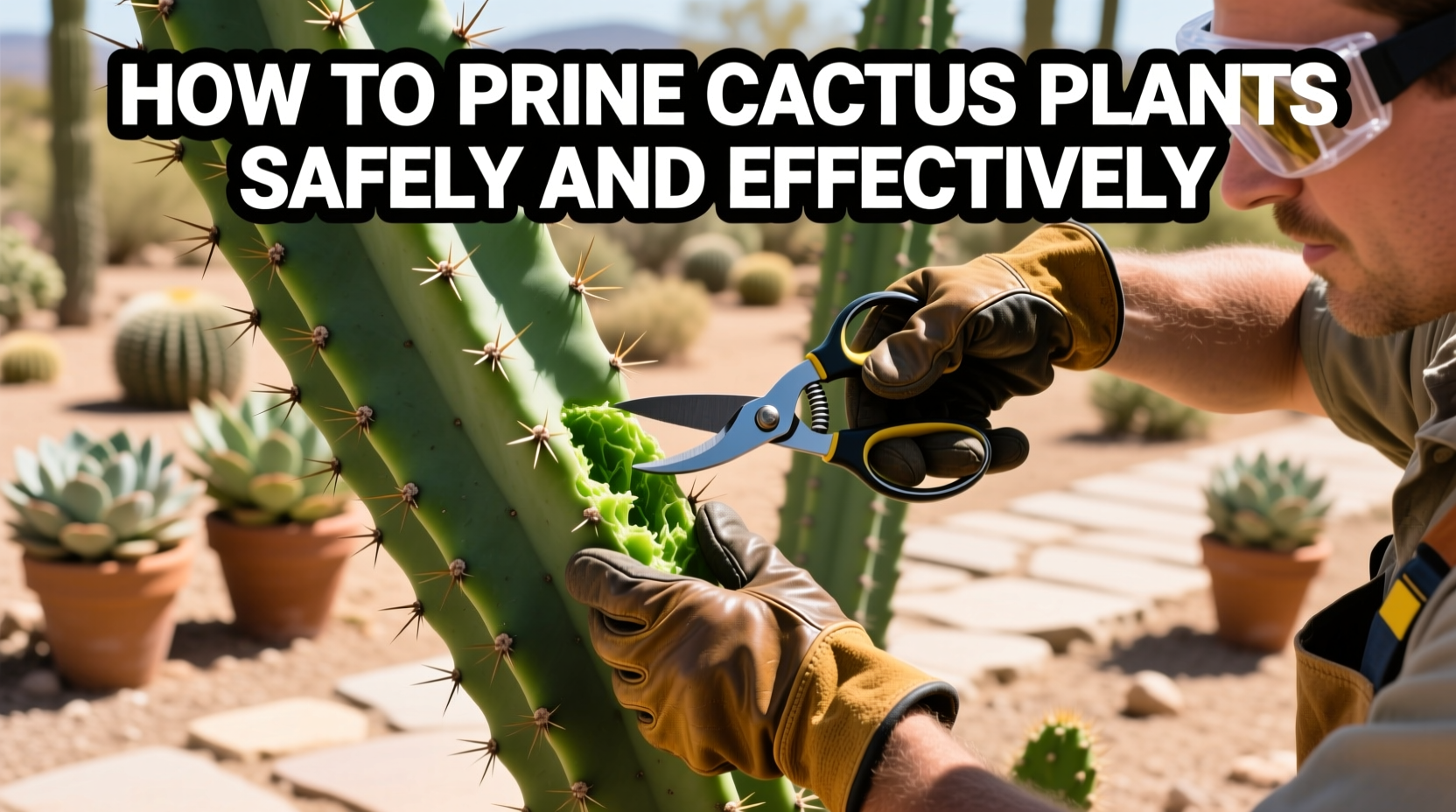 How to Prune Cactus Plants Safely and Effectively