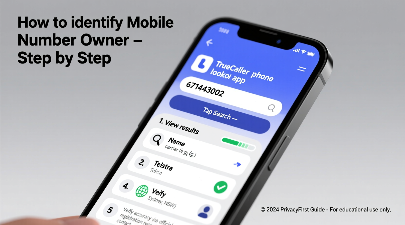 how to identify the owner of any mobile number step by step guide for 671443002 and beyond
