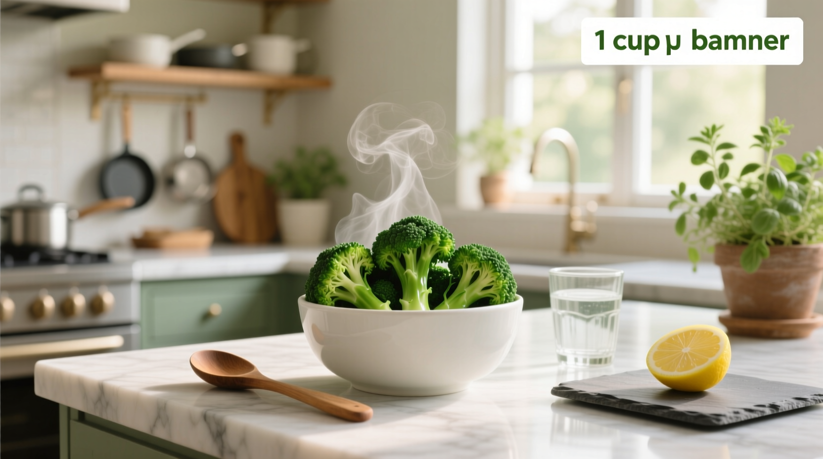 1 cup steamed broccoli nutrition facts