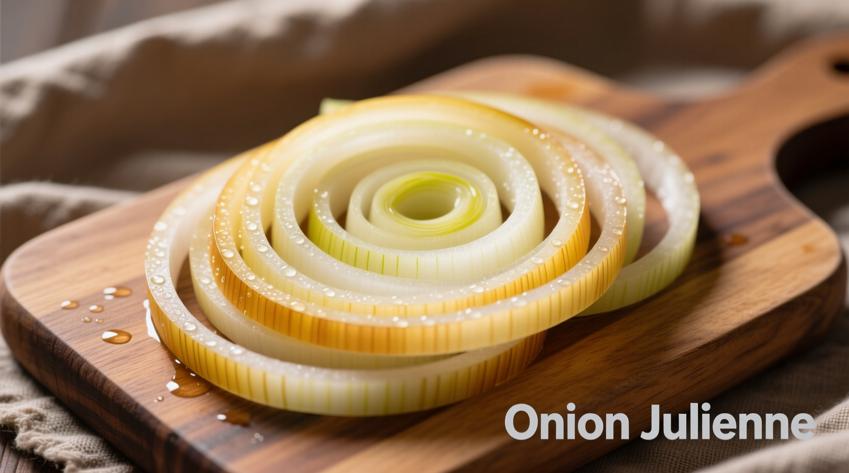 onion julienne