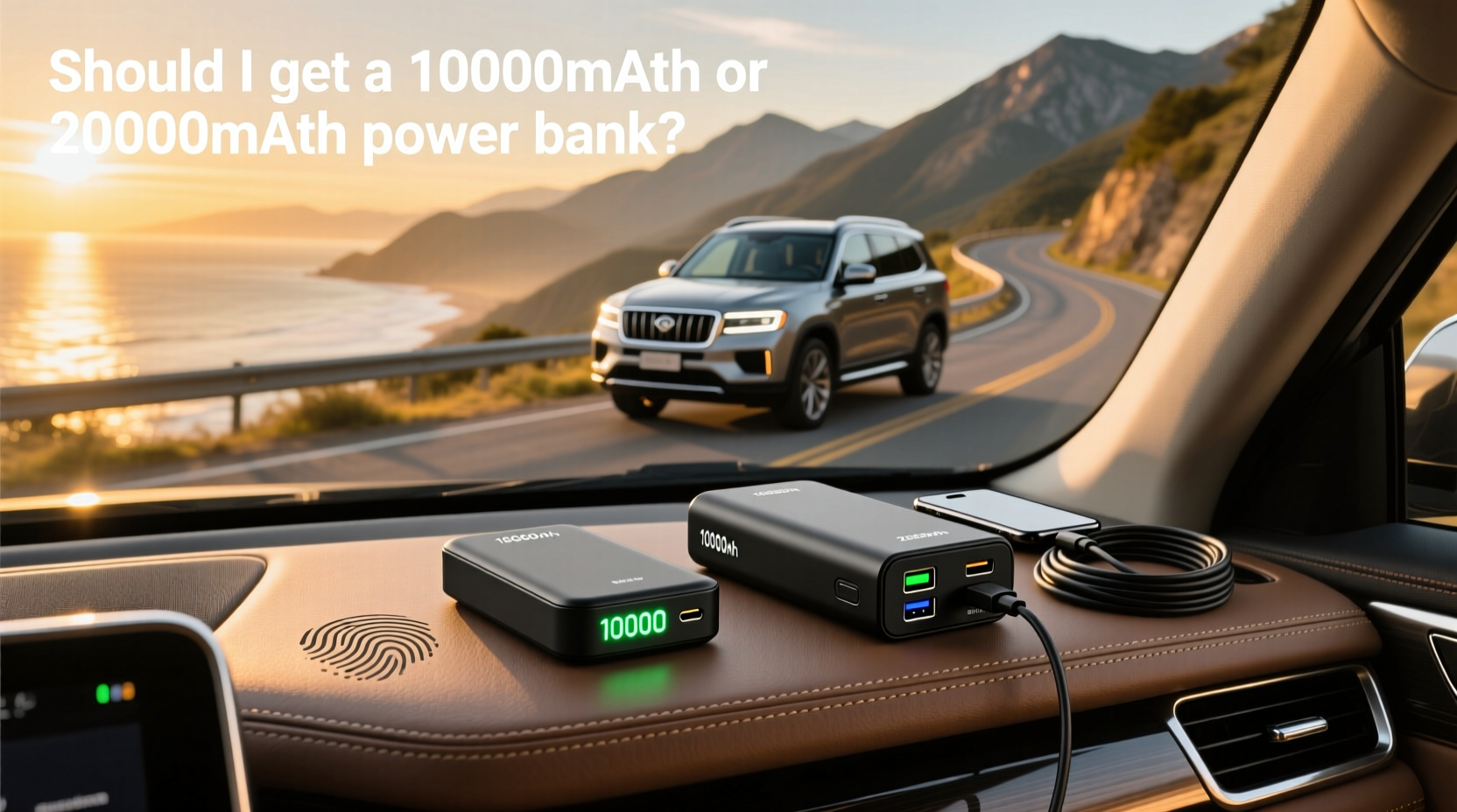 car powerbank,Should I get a 10000mAh or 20000mAh power bank? buying guide