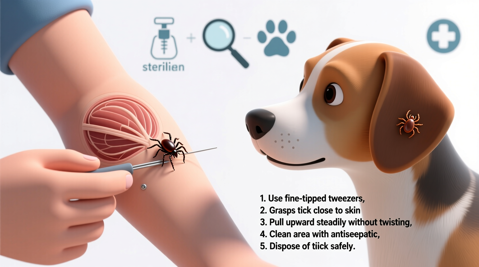 effective and safe best tick removal method for you and your pets