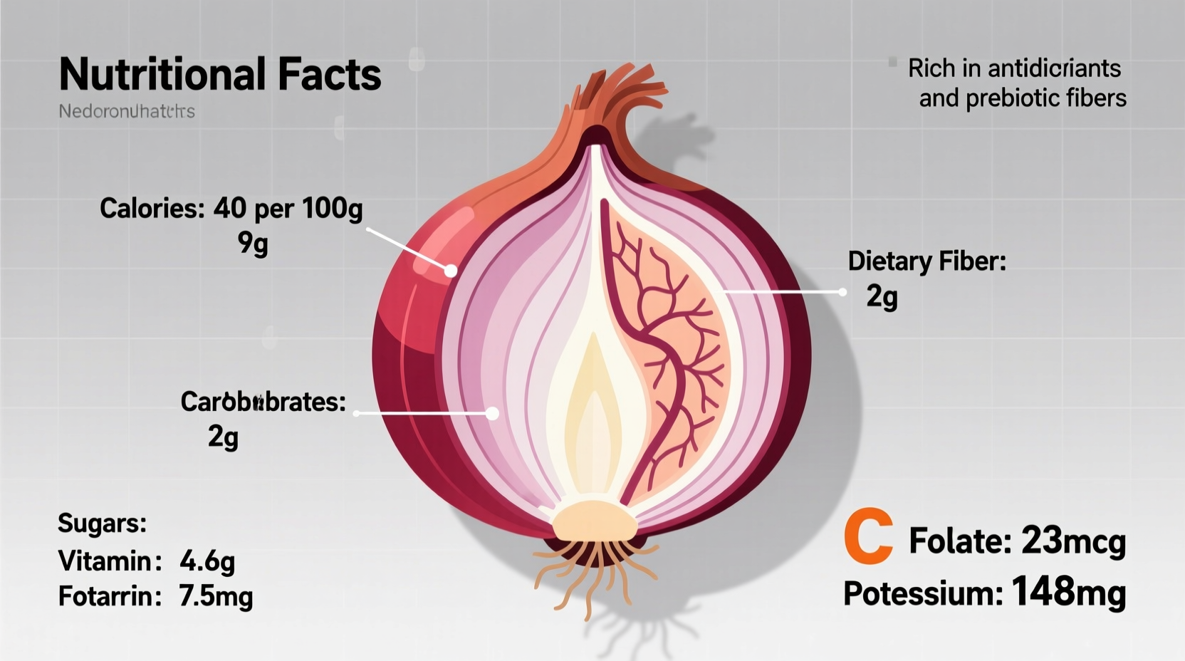 red onion nutrition facts