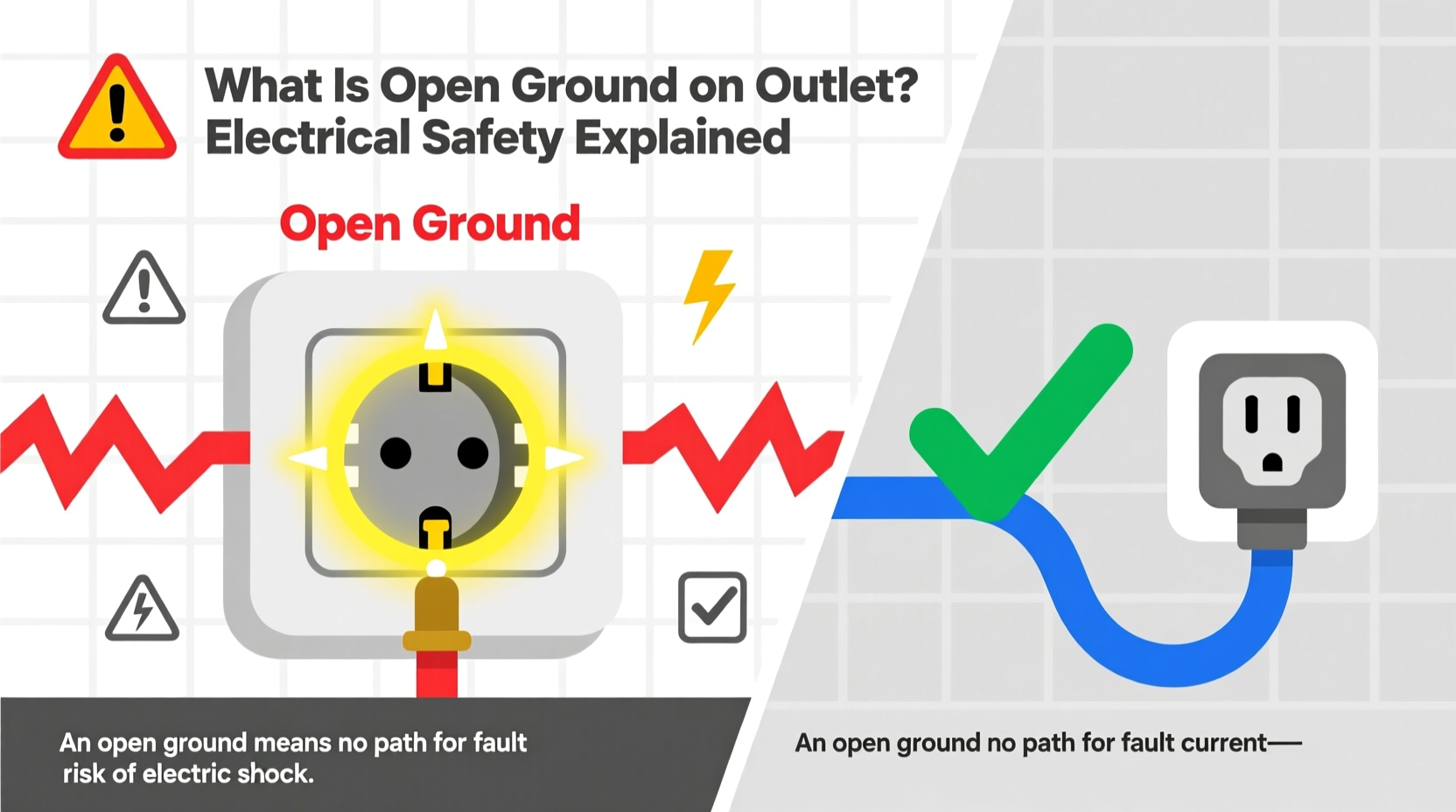 what is open ground on outlet
