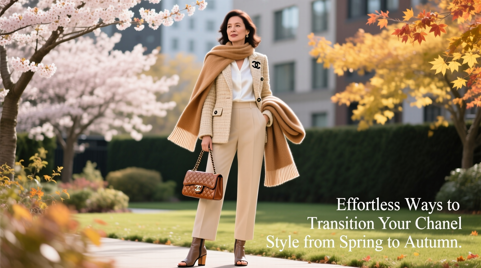 effortless ways to transition your chanel style set from spring to autumn