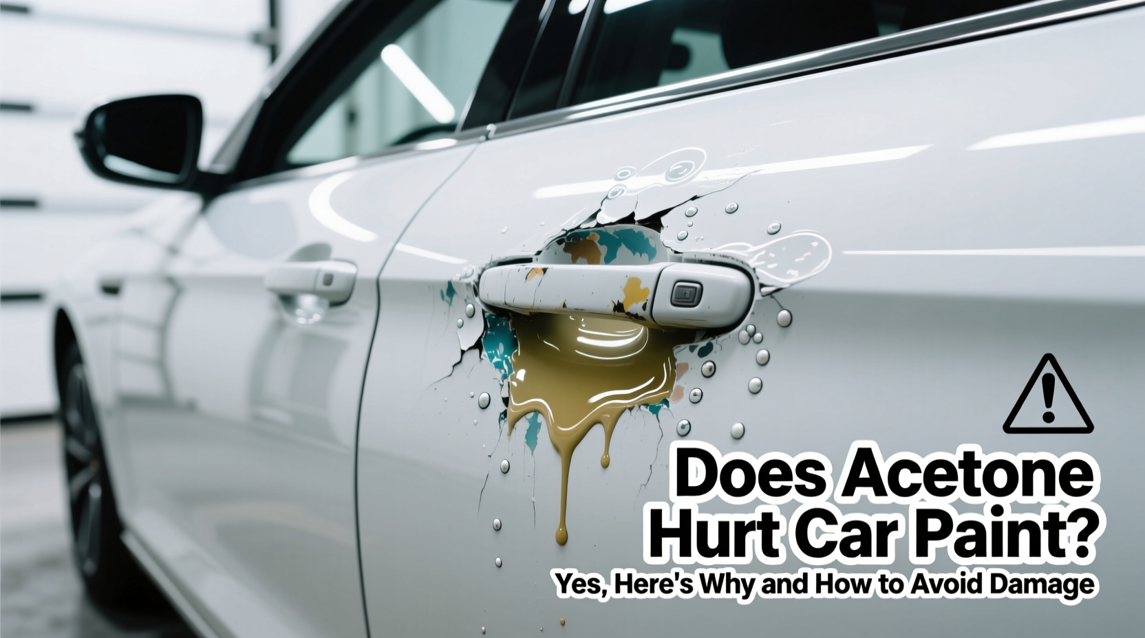 does acetone hurt car paint