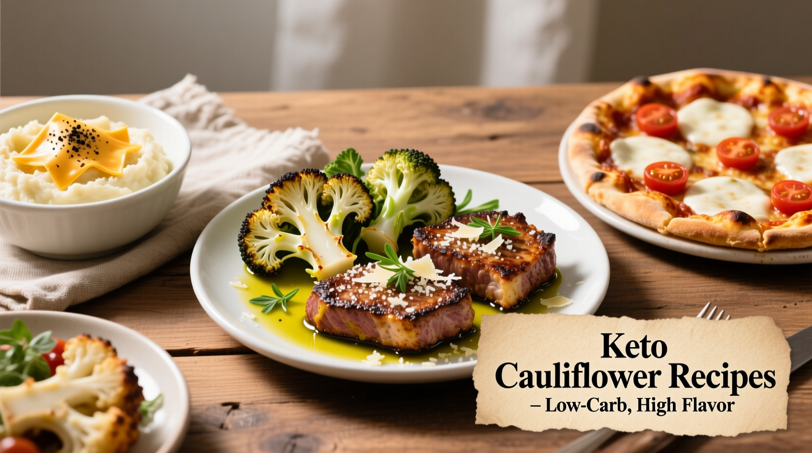 Cauliflower Keto Recipes: 7 Low-Carb Masterpieces (2-5g Net Carbs)