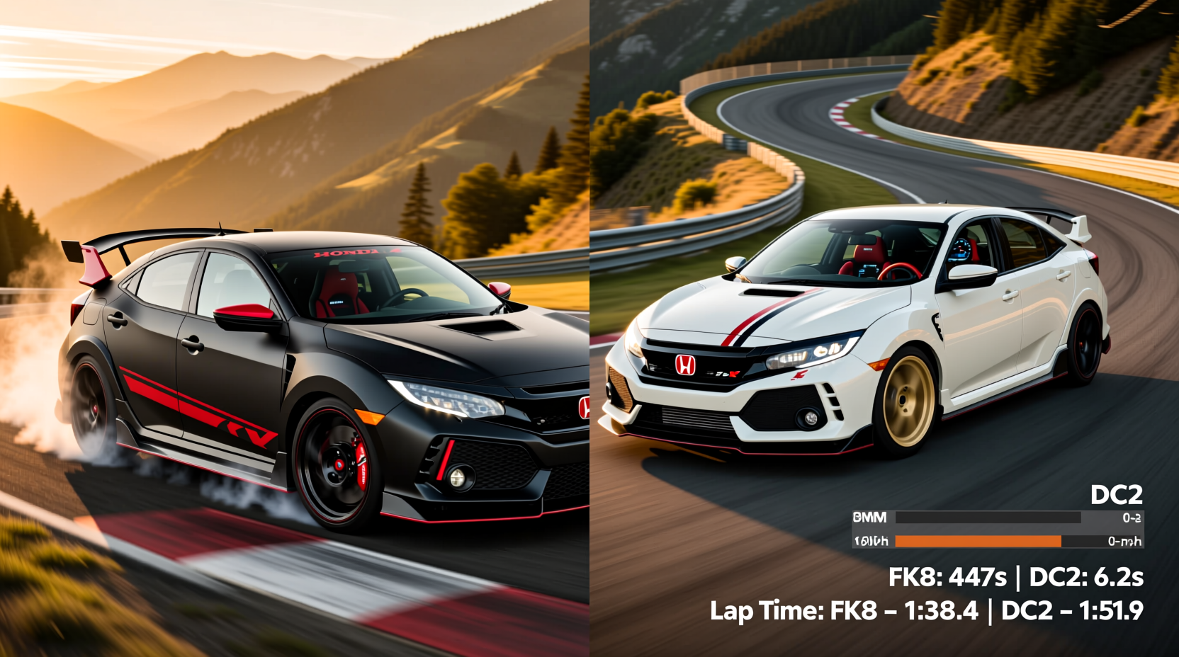 DC2 vs FK8 Track: Which Honda Civic Is Better for Track Days?