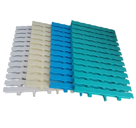 swimming pool wavy style grating plastic pool gutter grating swimmer pool grate
