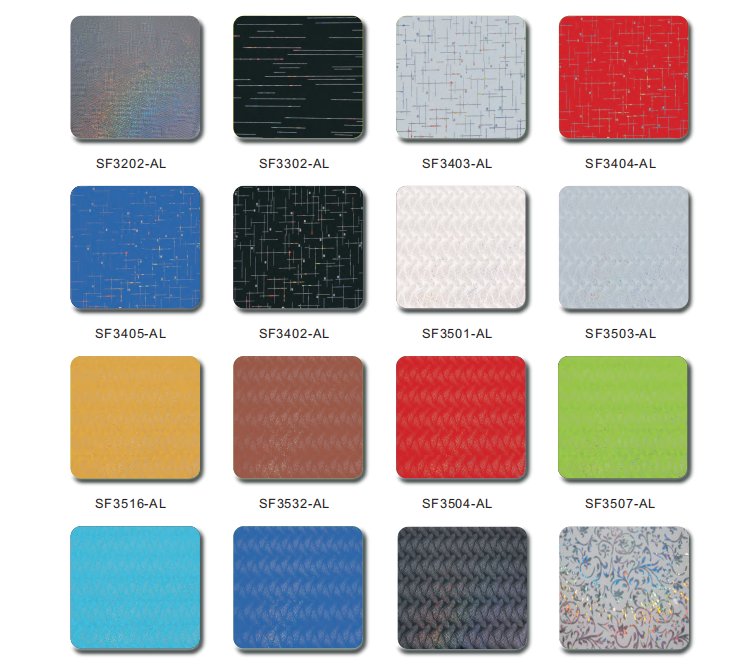 Nice design 4mm acm panel laser pattern aluminum composite plate