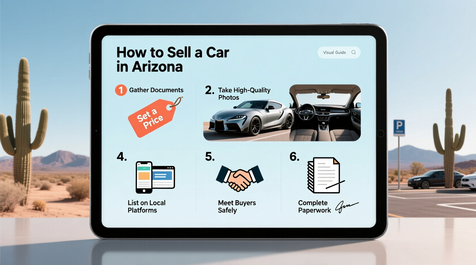 how do you sell a car in arizona