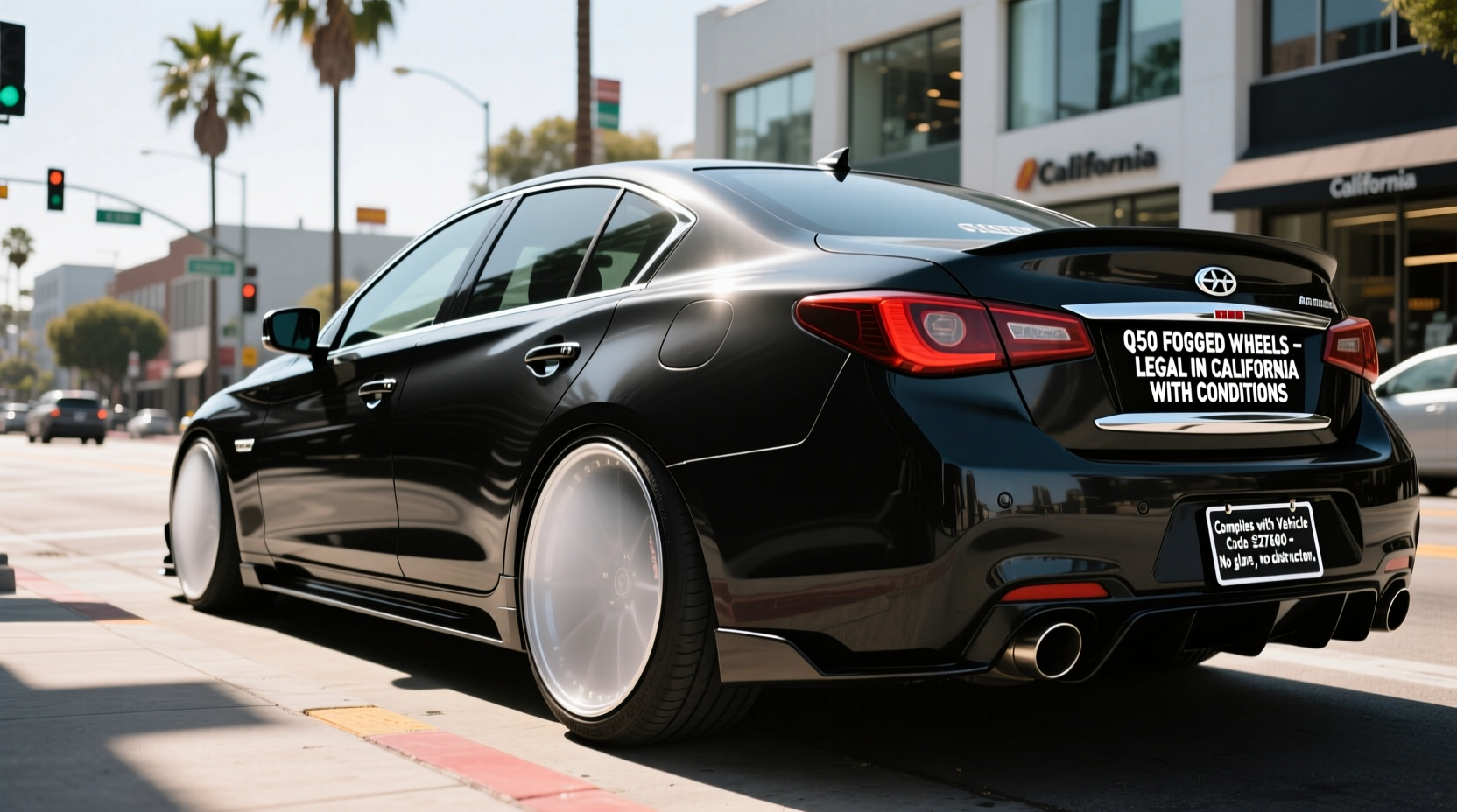 q50 fogged wheel ca legality