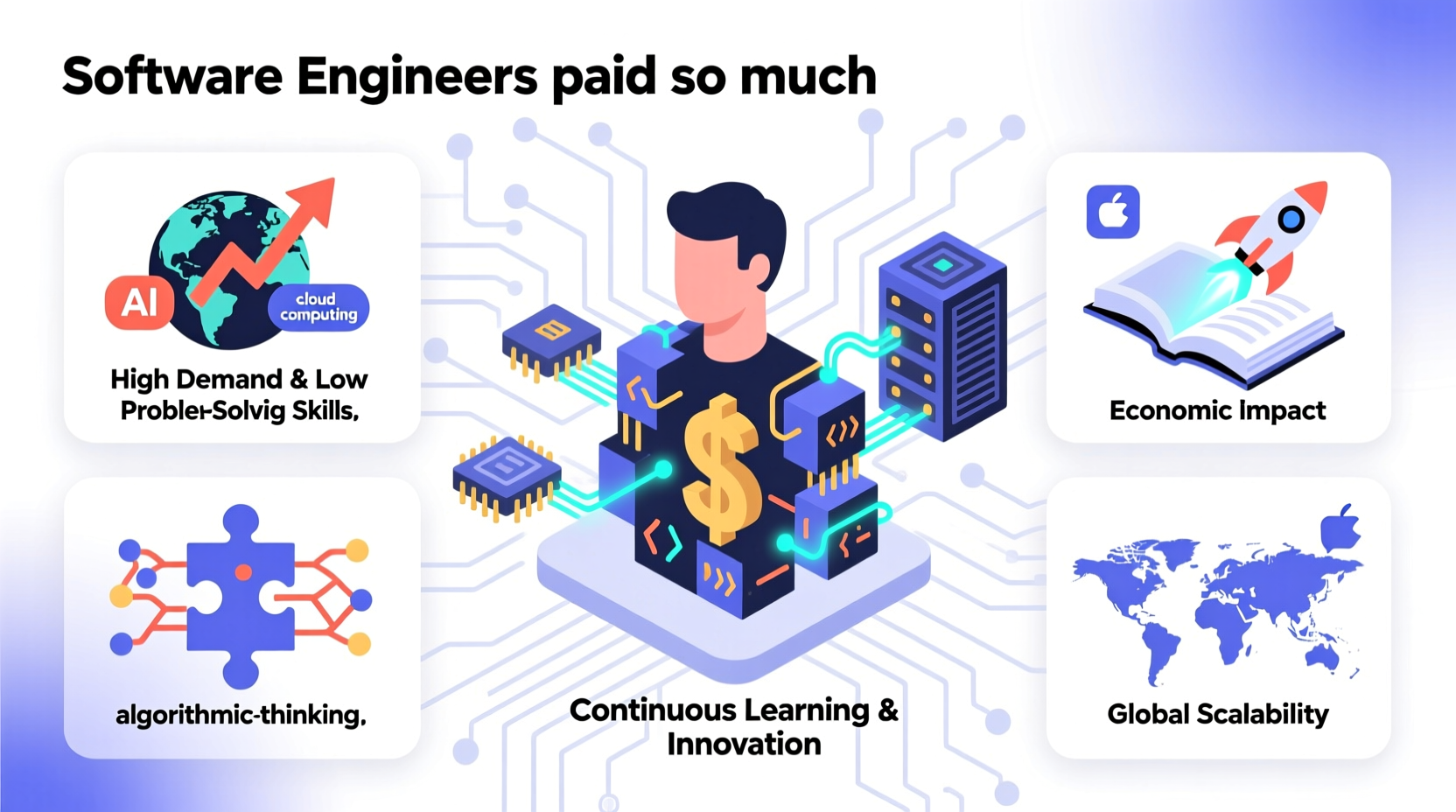 why are software engineers paid so much factors reasons