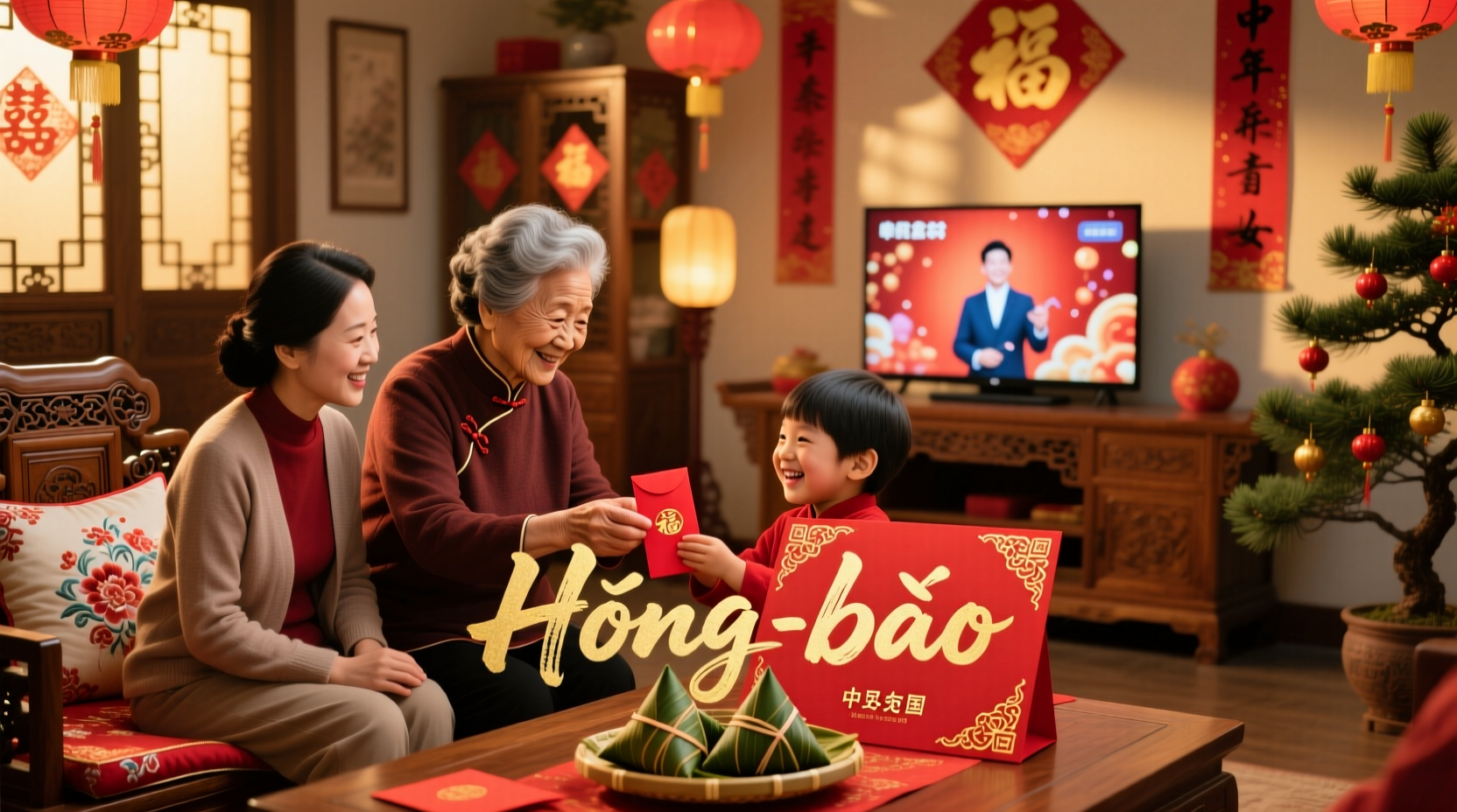 who gives money on chinese new year