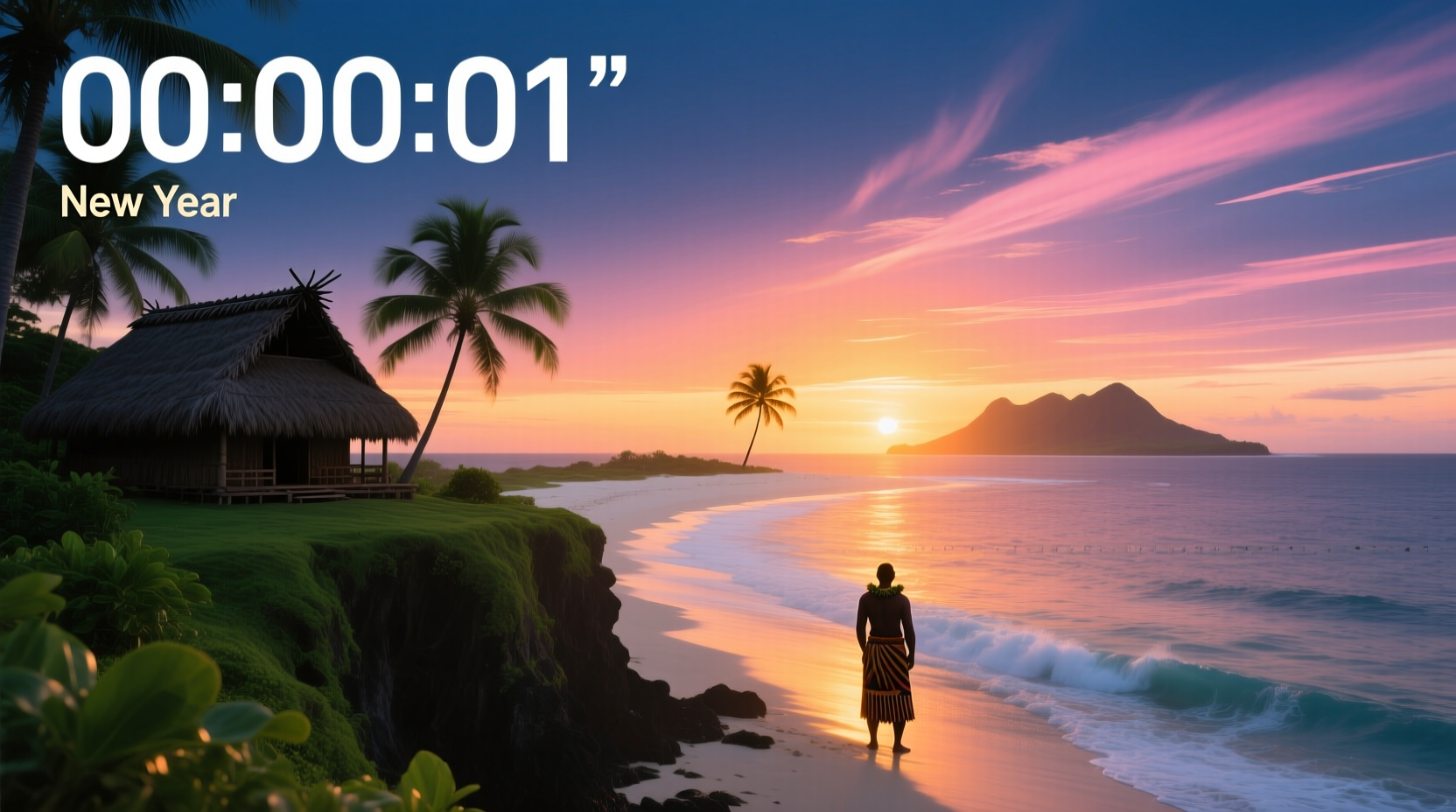 where does the new year hit first