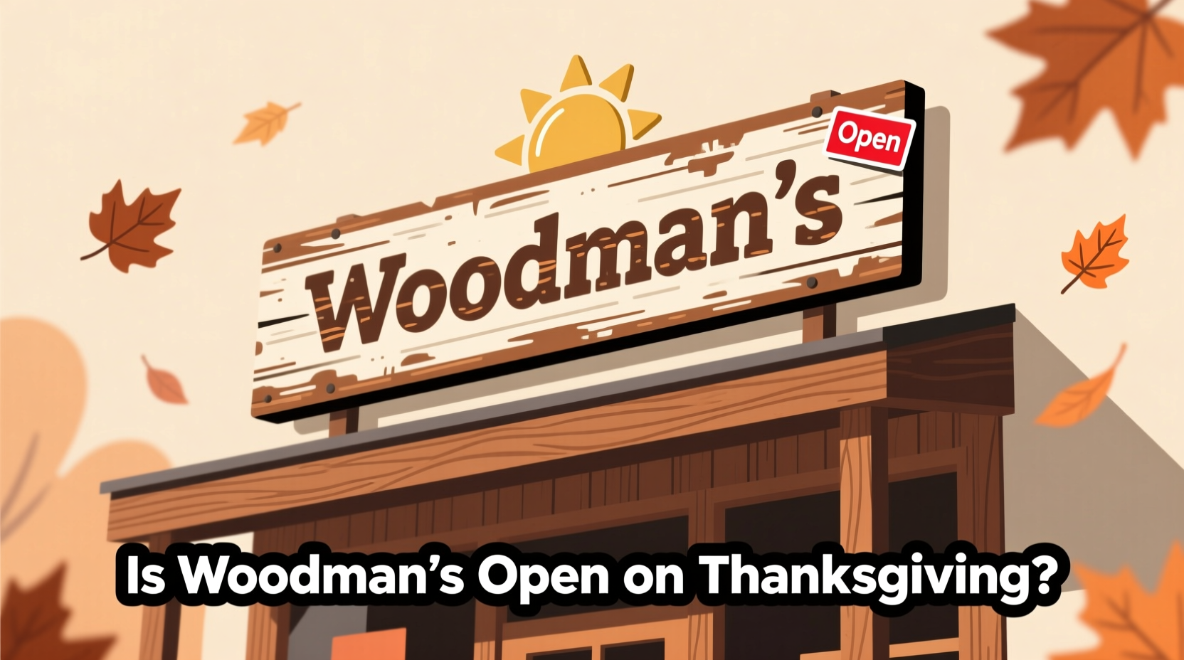 is woodmans open on thanksgiving