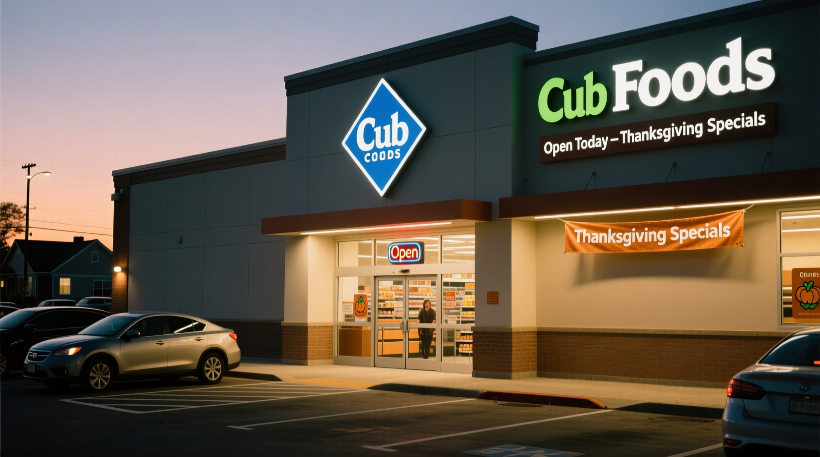 is cub foods open on thanksgiving day