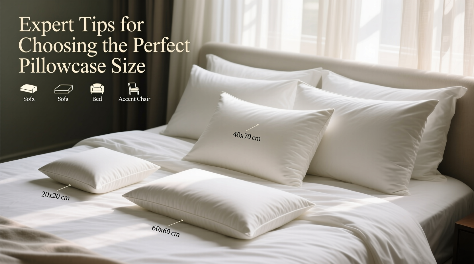 expert tips for choosing the perfect pillowcase size for your cushions