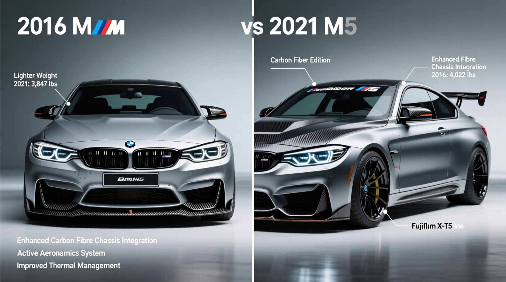 M5 2016 vs 2021 Carbon Fiber Comparison: Key Differences