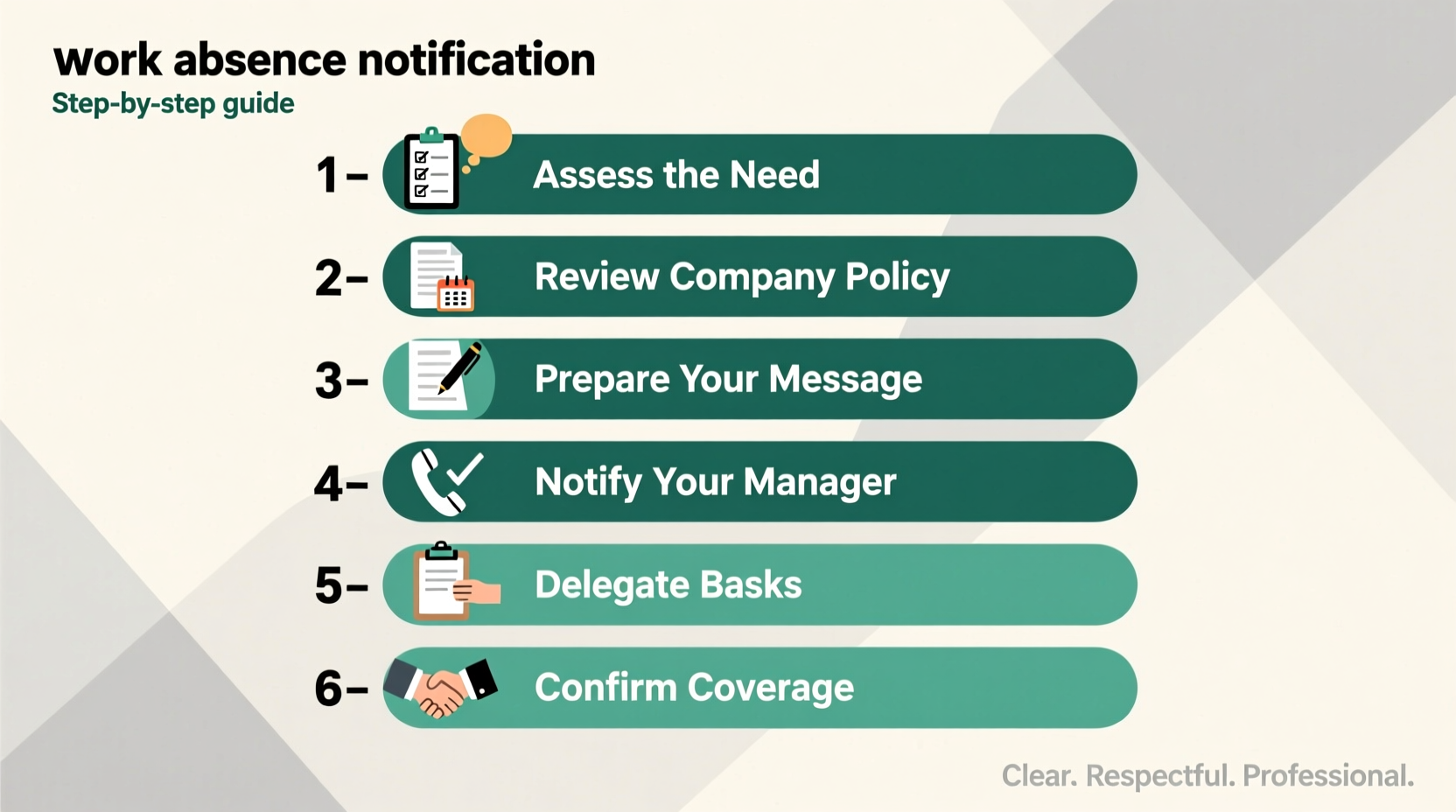 how to professionally call out of work a step by step guide for clear communication