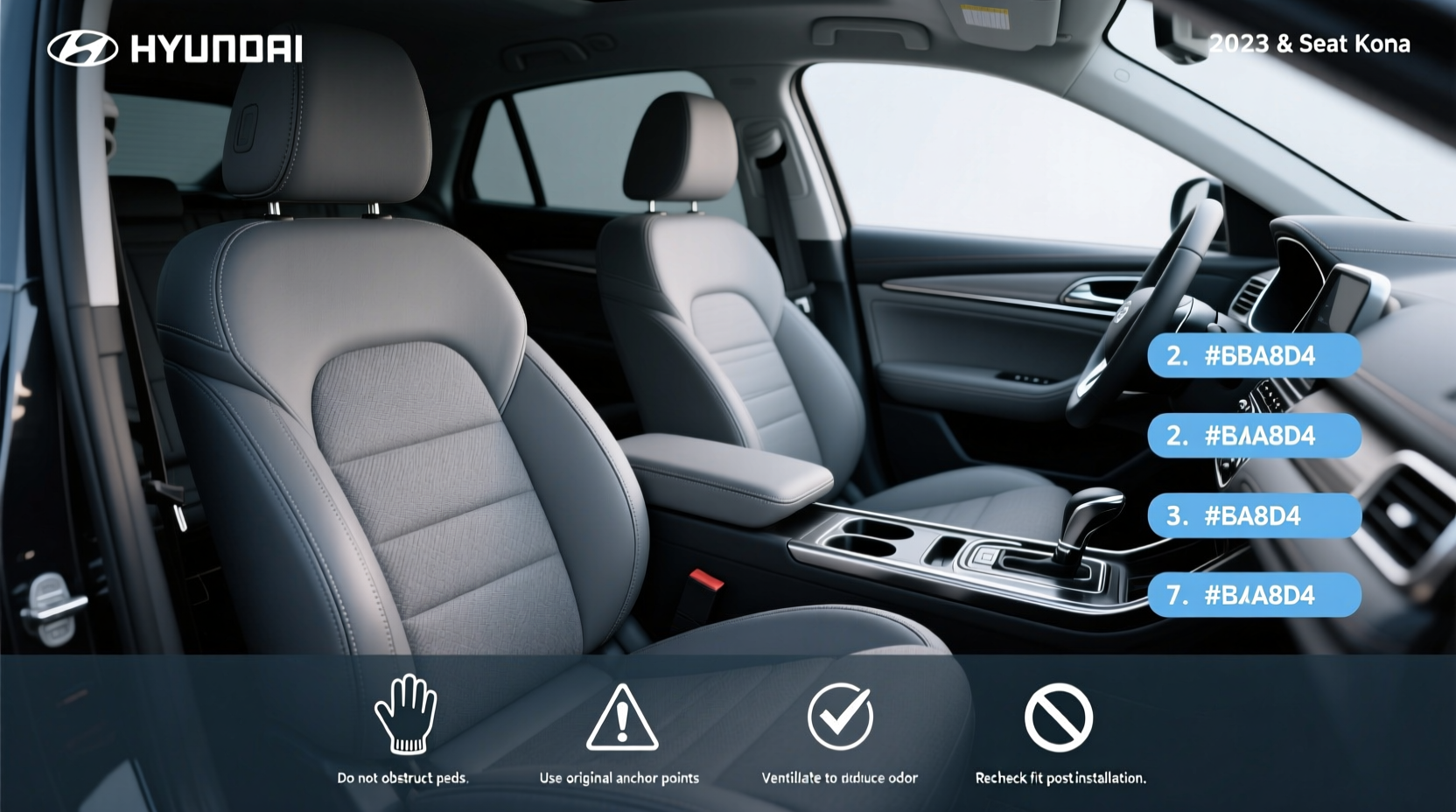 2023 Hyundai Kona Seat Covers Buying Guide
