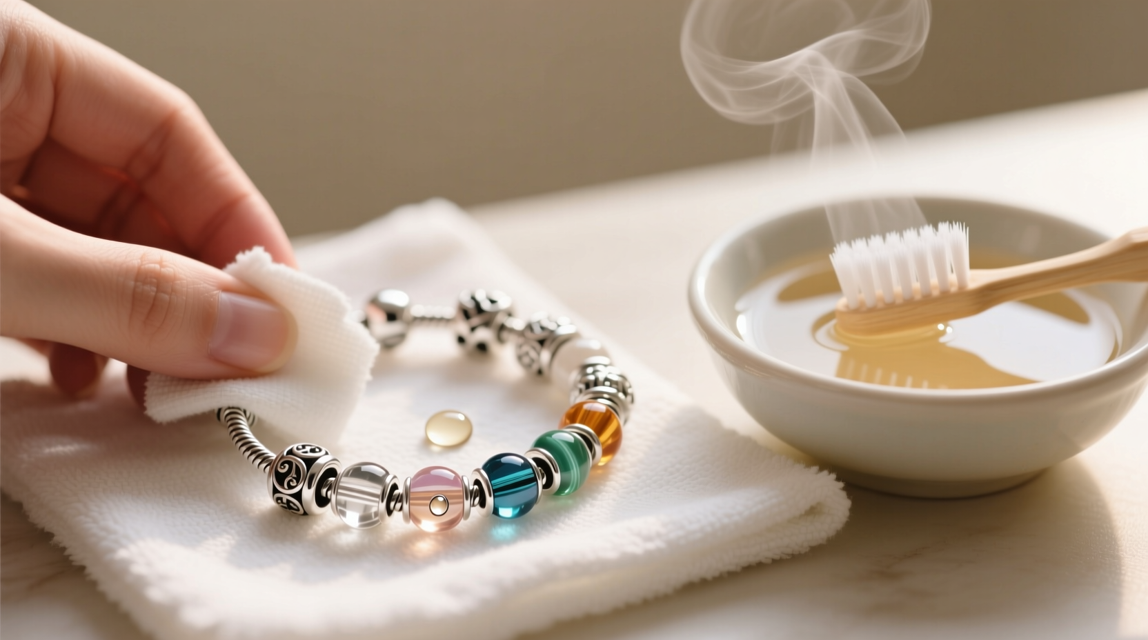 how to clean pandora bracelet
