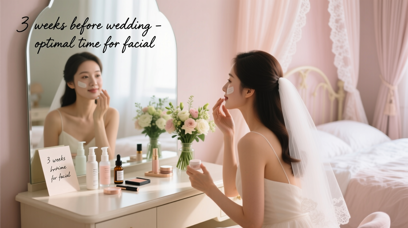 when to get a facial before wedding