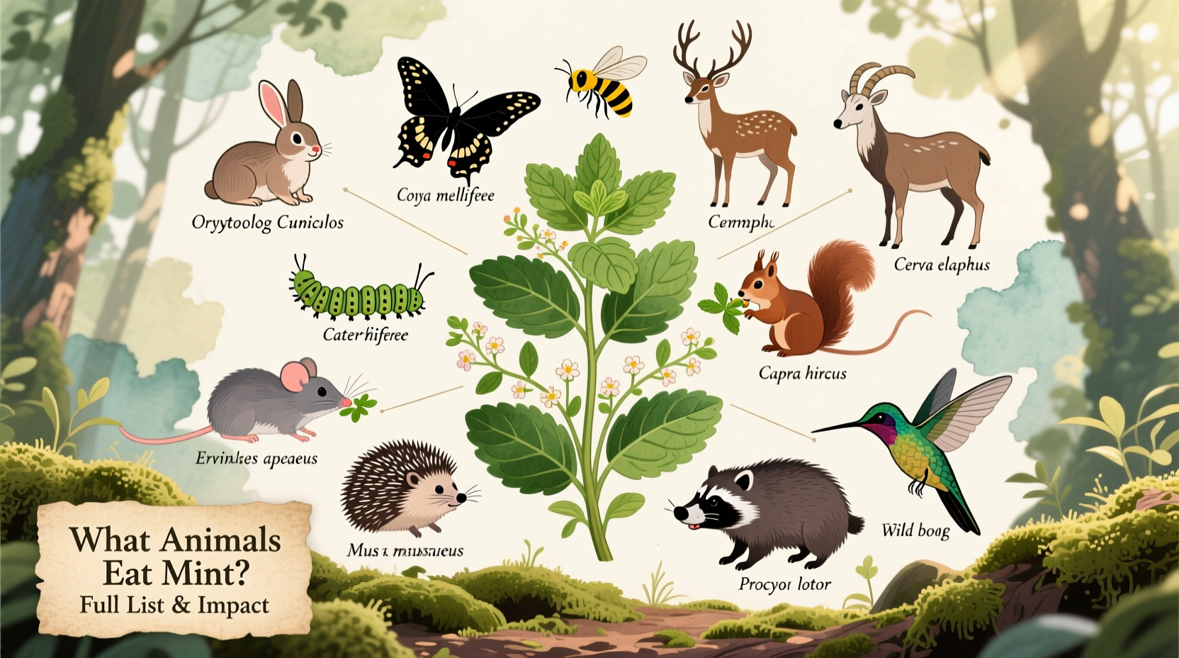 What Animals Eat Mint? Full List & Impact