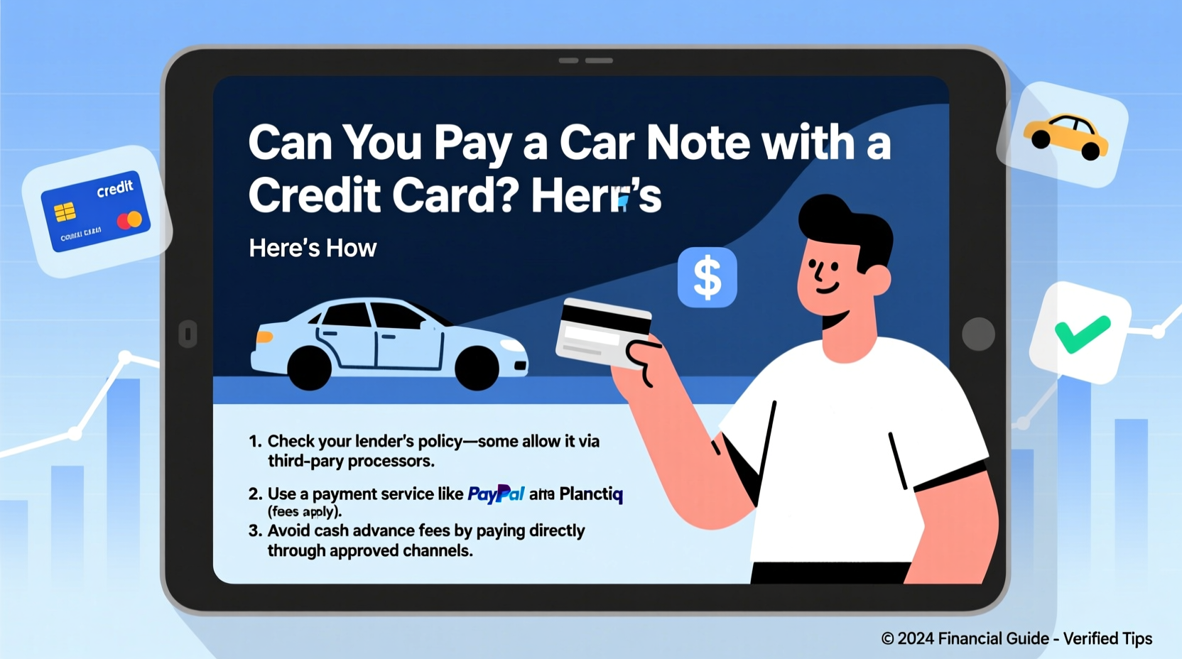 can i pay car note with credit card