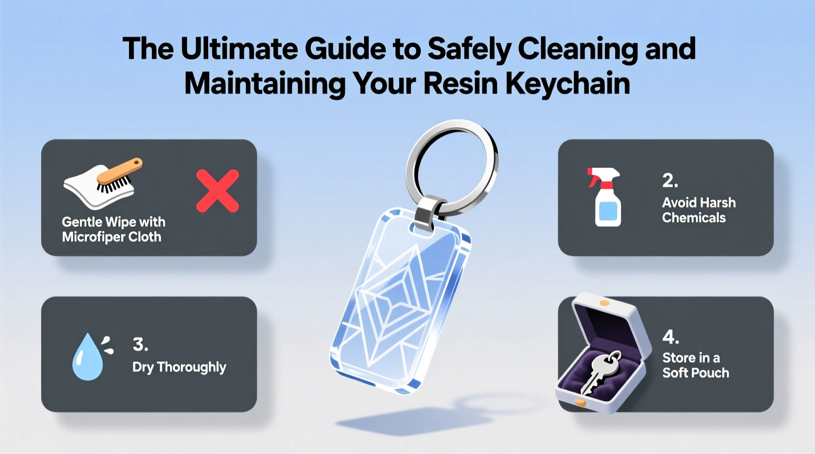 The Ultimate Guide To Safely Cleaning And Maintaining Your Resin Keychain