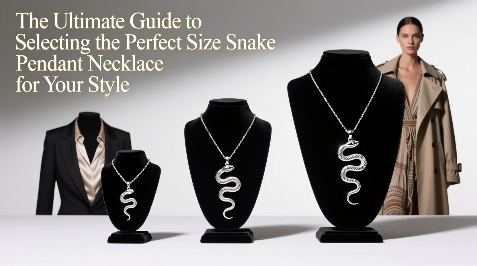 the ultimate guide to selecting the perfect size snake pendant necklace for your style