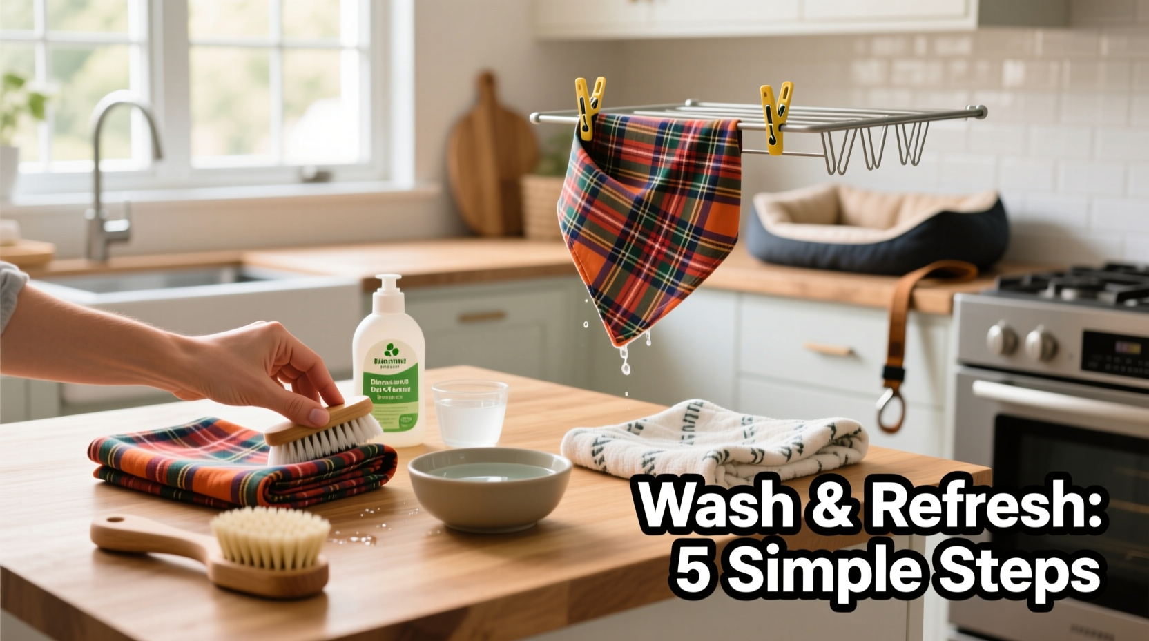 effective methods to clean and maintain your plaid dog bandana for lasting freshness