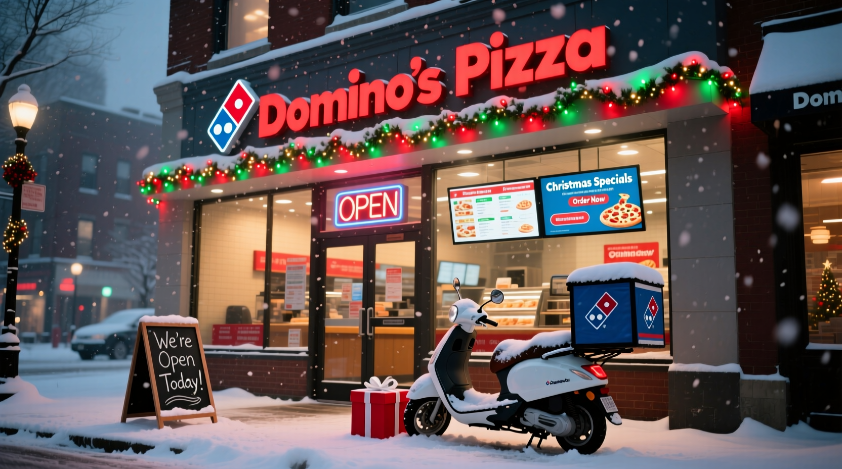 is dominos open on xmas day