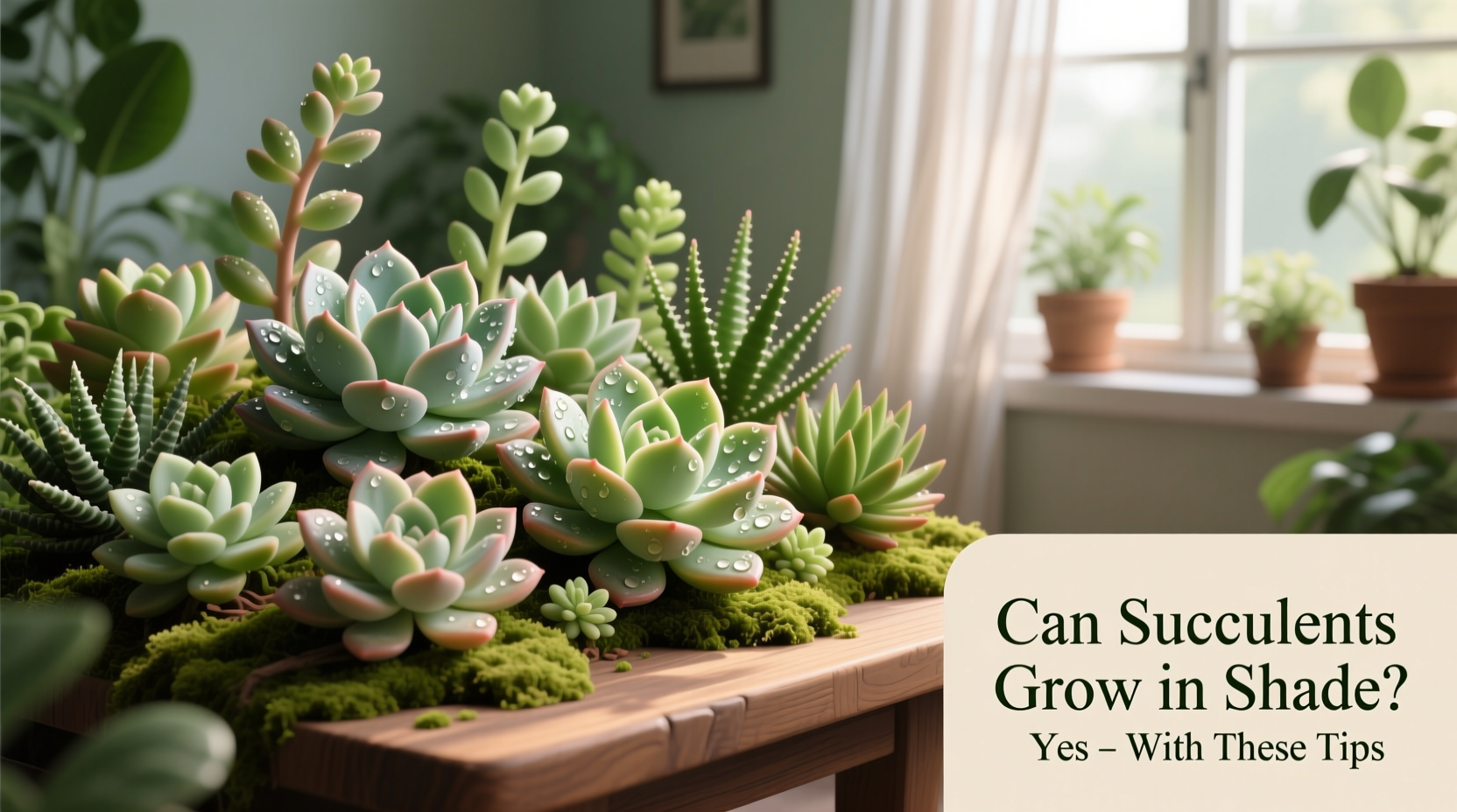 Can Succulents Grow in Shade? Yes – With These Tips