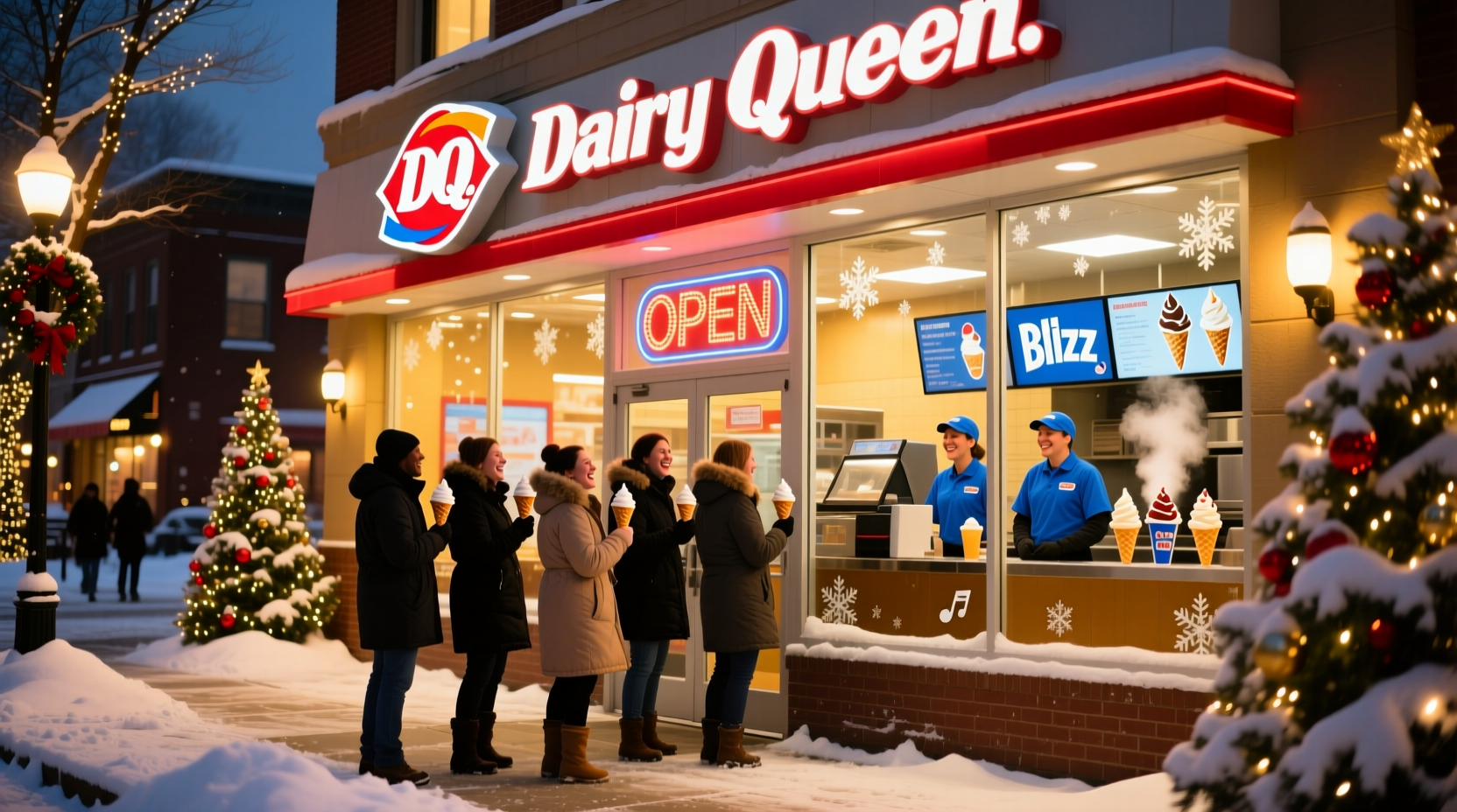 is dairy queen open on christmas eve