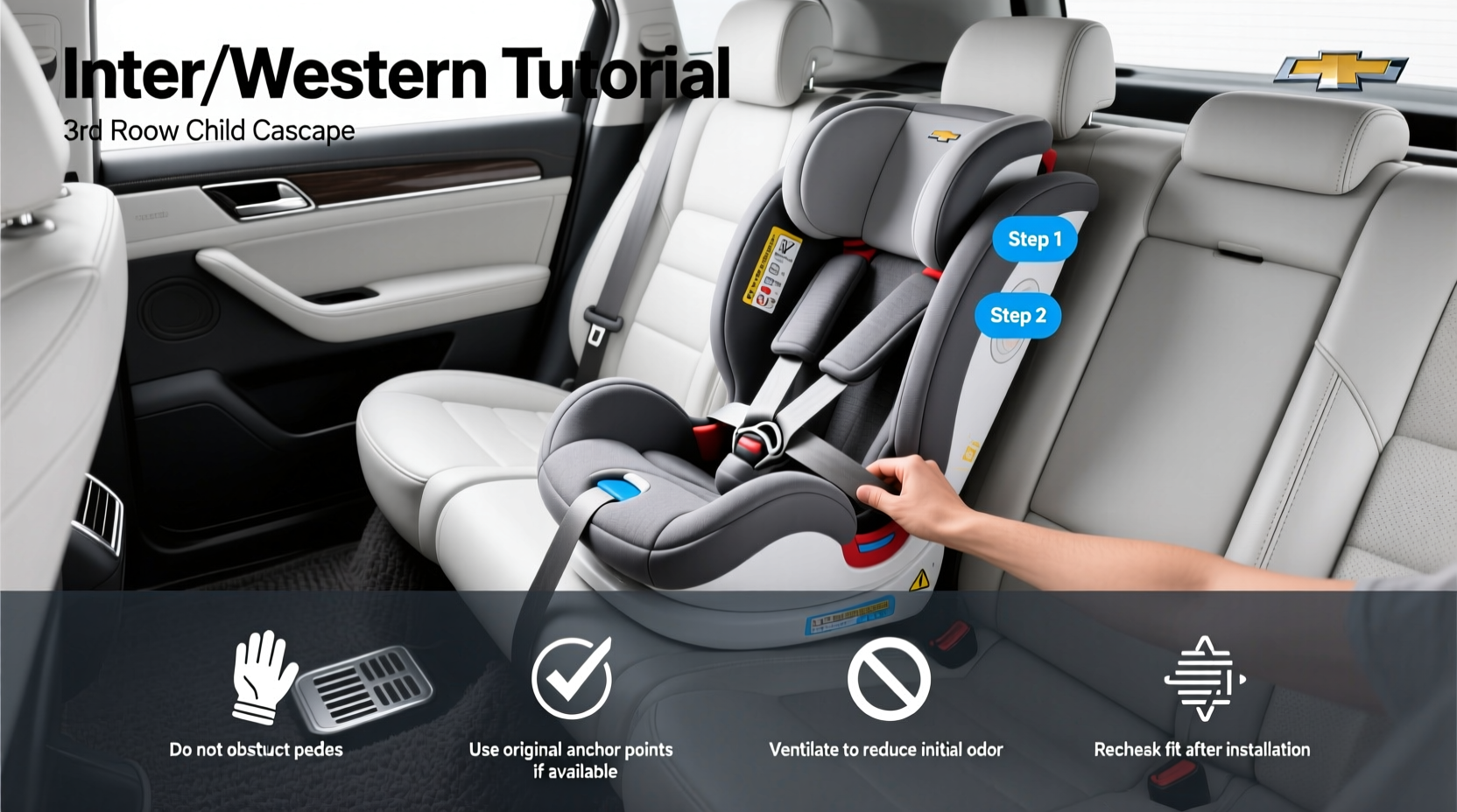 chevy tahoe 3rd row child car seats