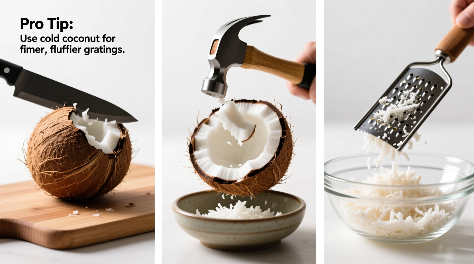 step by step guide to grating coconut like a pro for perfect recipes