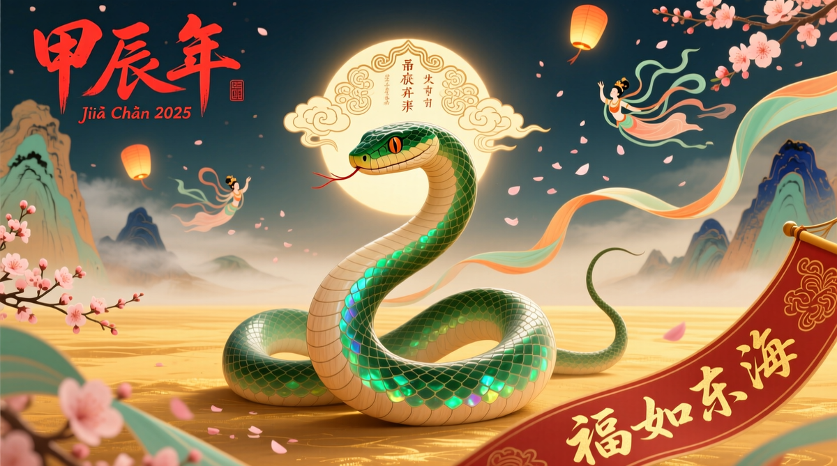 The Year of the Wood Snake: Chinese New Year 2025 Animal