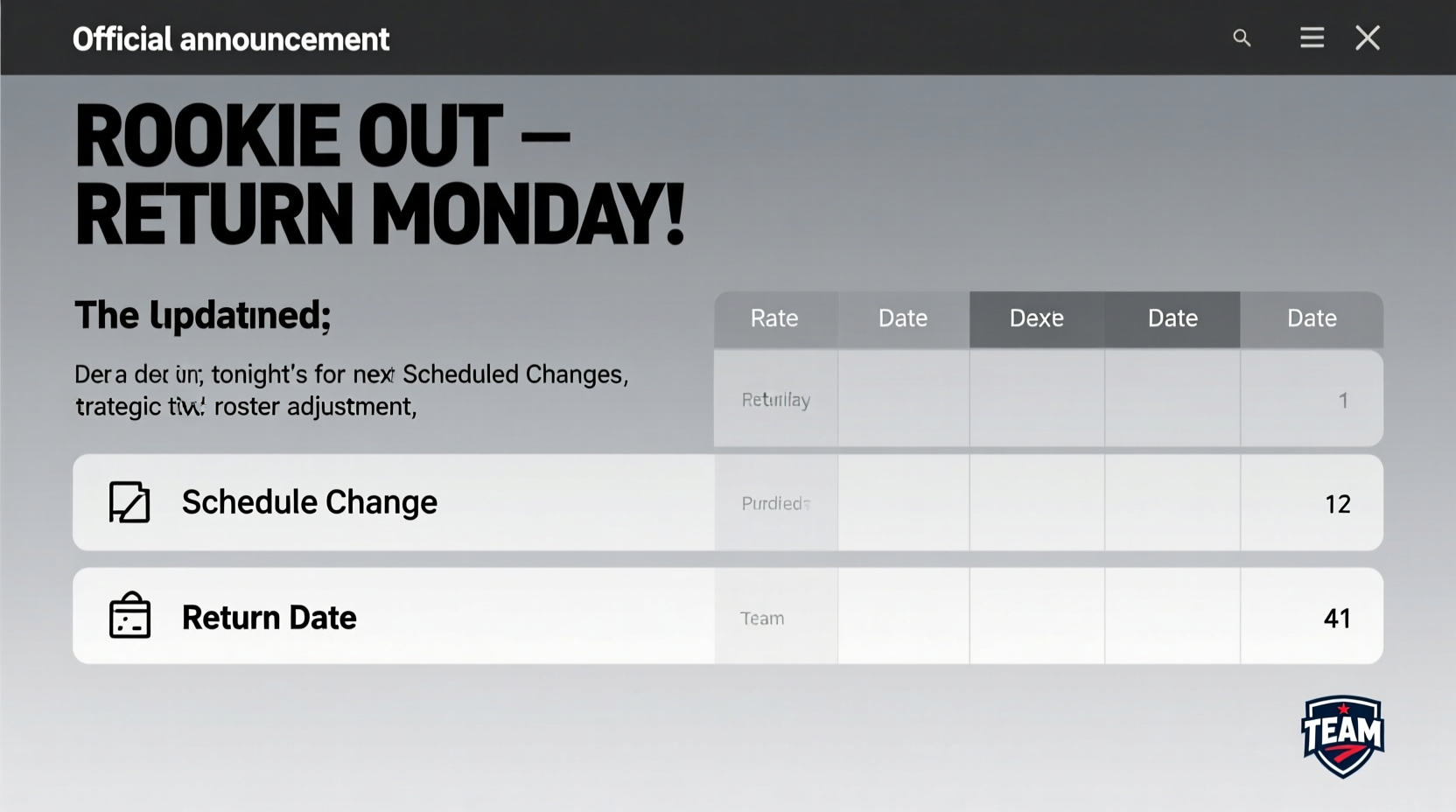 why isnt the rookie on tonight schedule changes return date