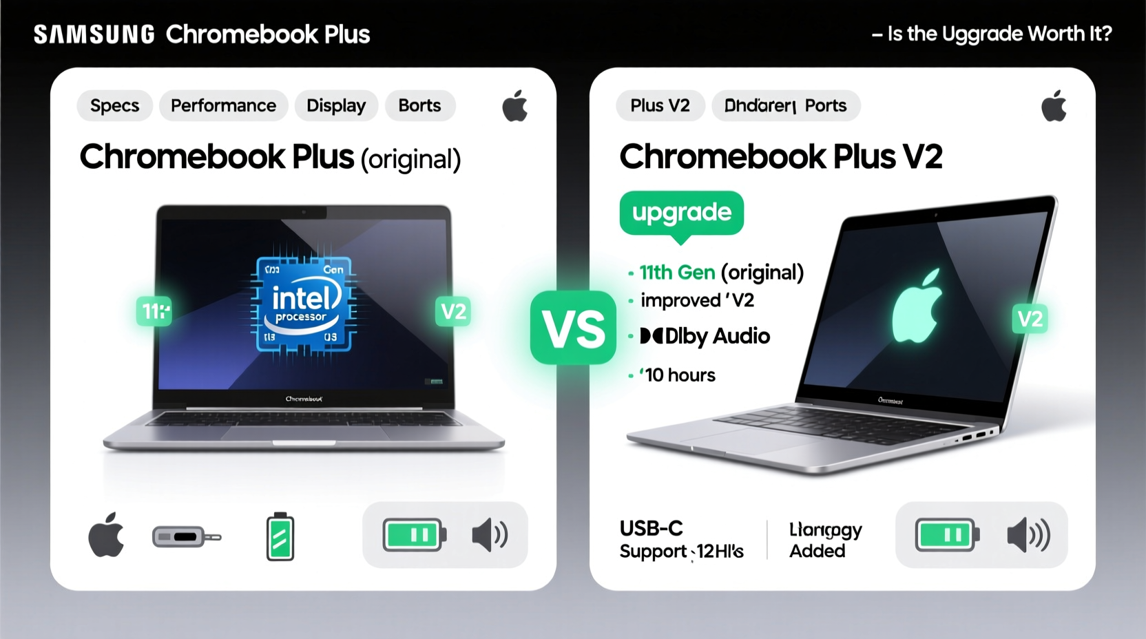 samsung chromebook plus vs plus v2 is the upgrade worth it