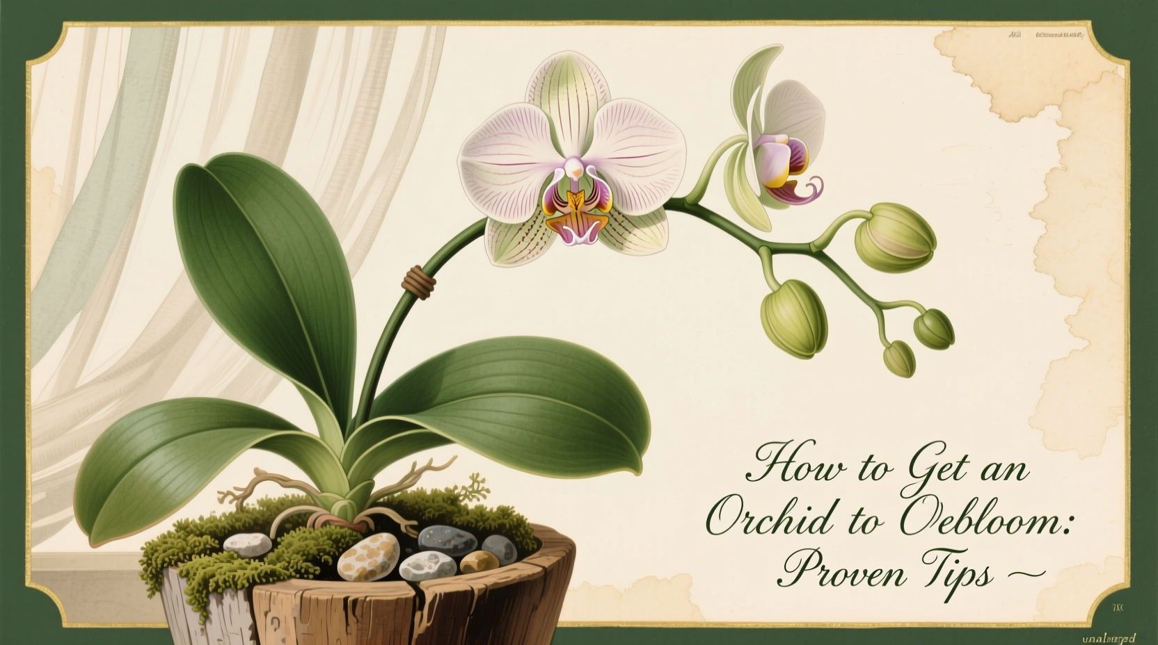 how to get a orchid to rebloom