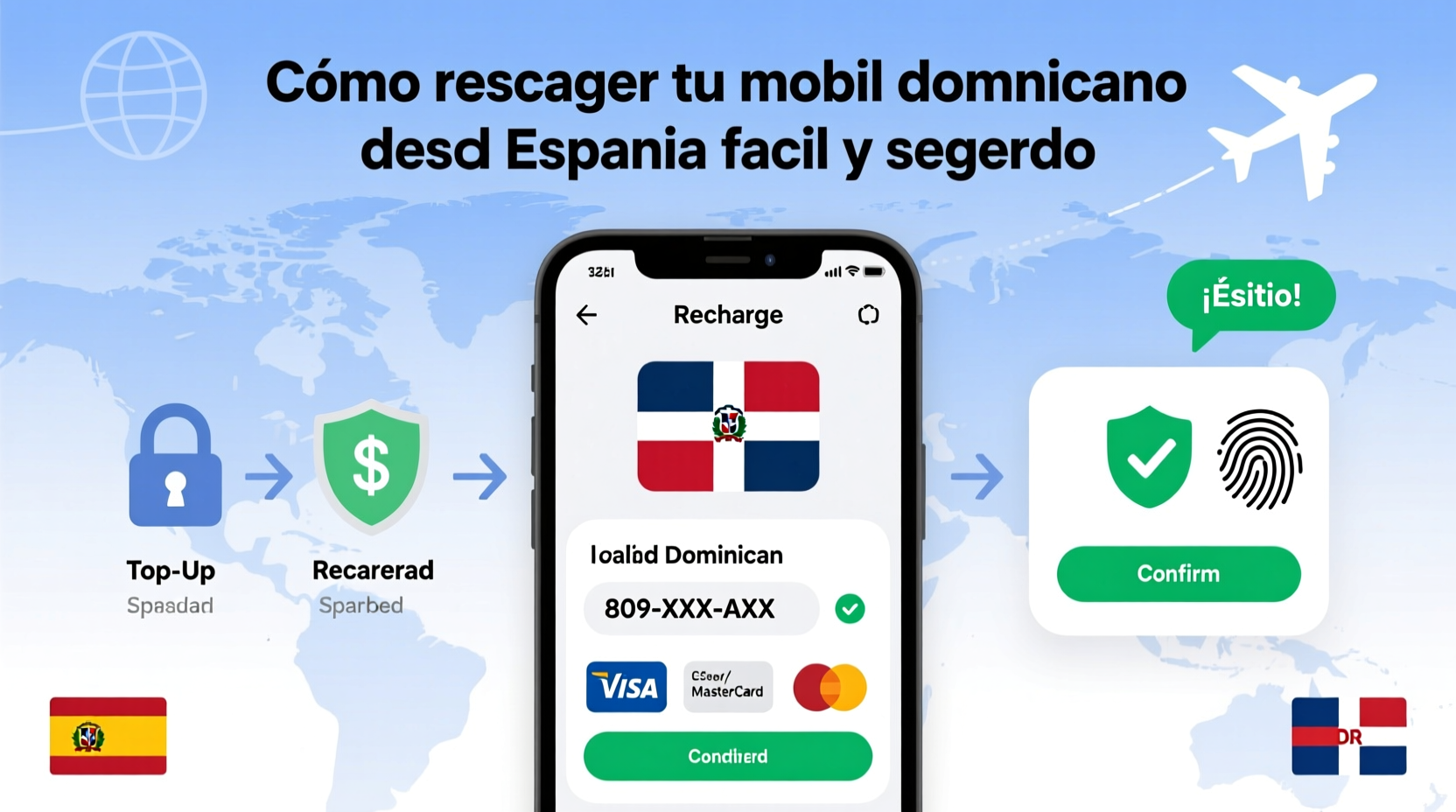 a step by step guide to recharge your dominican mobile phone from spain easily and securely