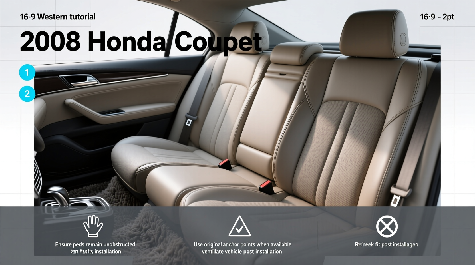 2008 Honda Accord Coupe Seat Covers Buying Guide