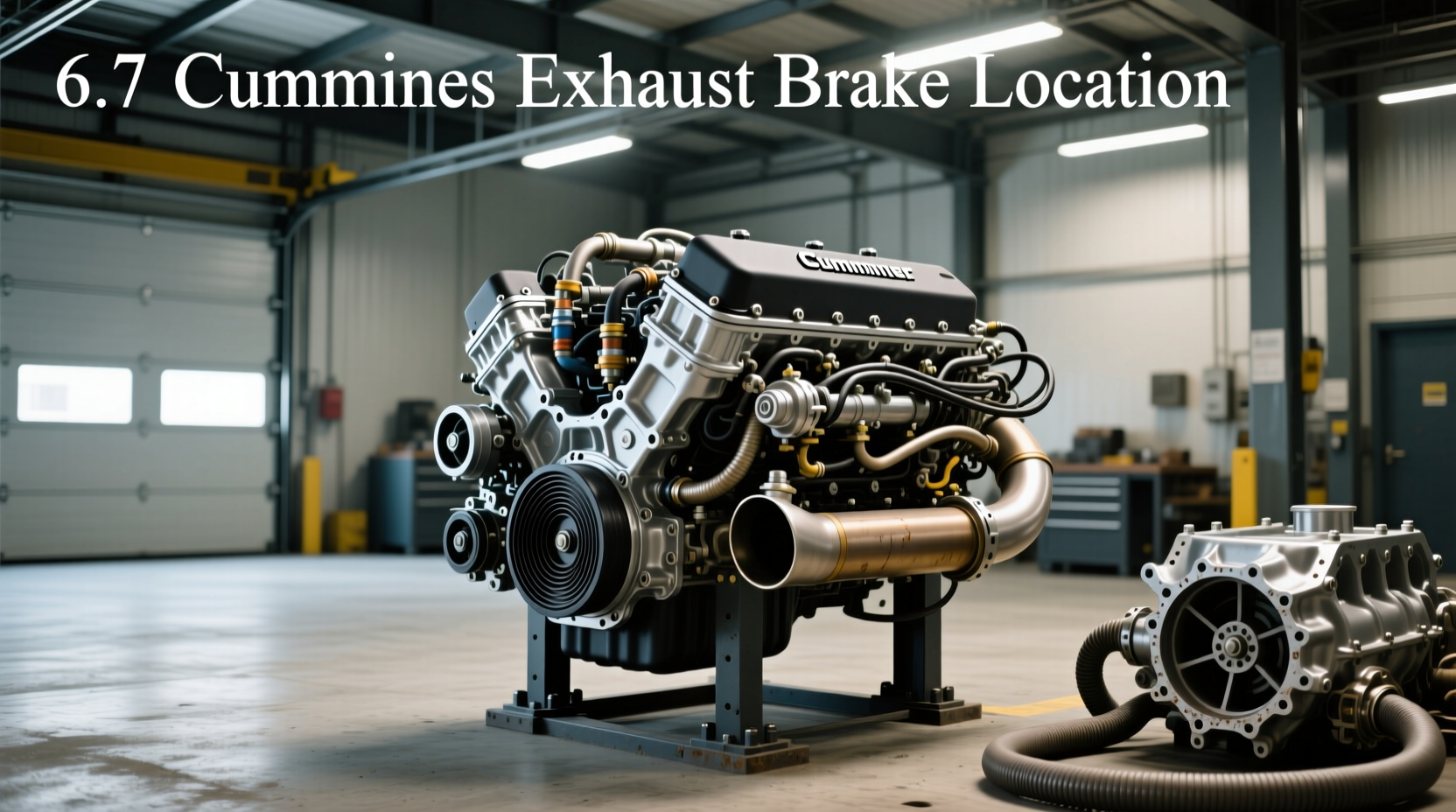 6.7 cummins exhaust brake location explained