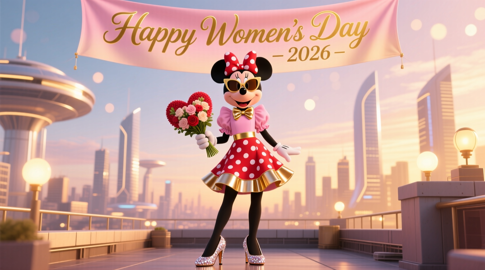 happy womens day minnie mouse